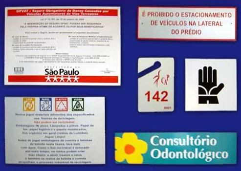 Sinalização de vestiário em PVC para empresa São Paulo
