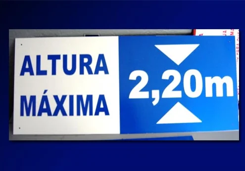 Placa de identificação em PVC para escritório SP
