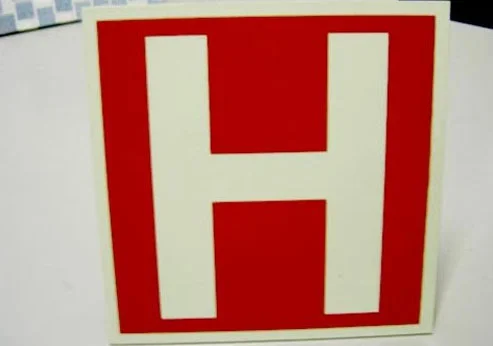 Placa de identificação de bloco para condomínio SP